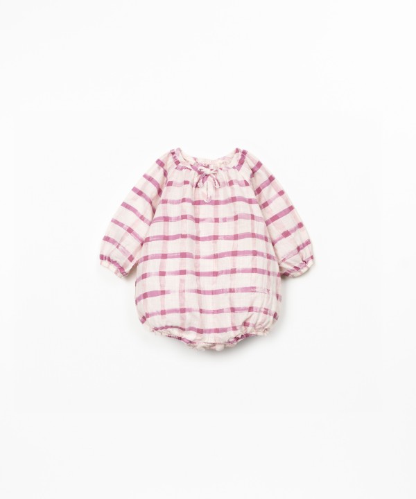 Jumpsuit with checkered pattern