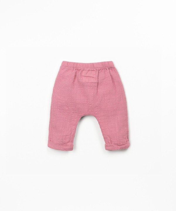 Pantalón de tela de algodón orgánico