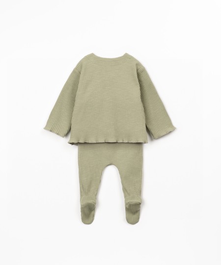 Completo in jersey di cotone biologico