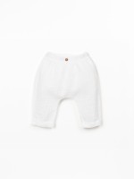 Pantaloni in tessuto di cotone biologico