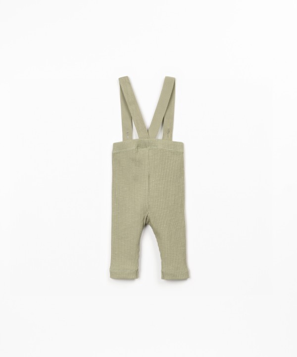 Leggings con bretelle regolabili