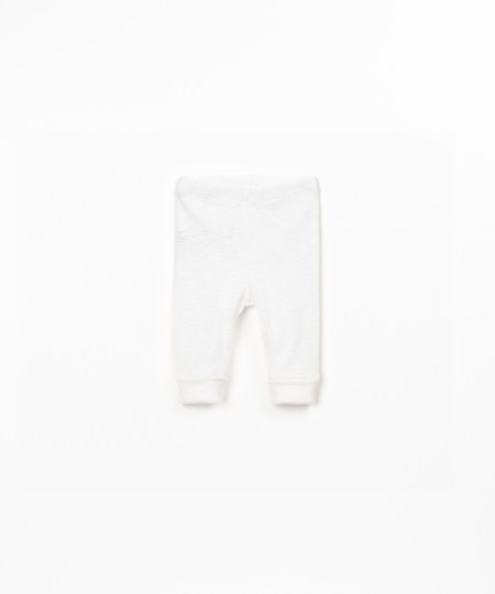 Plain leggings in organic cotton