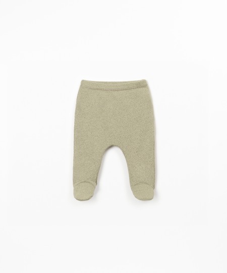 Leggings in a blend of natural and recycled fibers