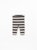 Leggings con fantasia a righe