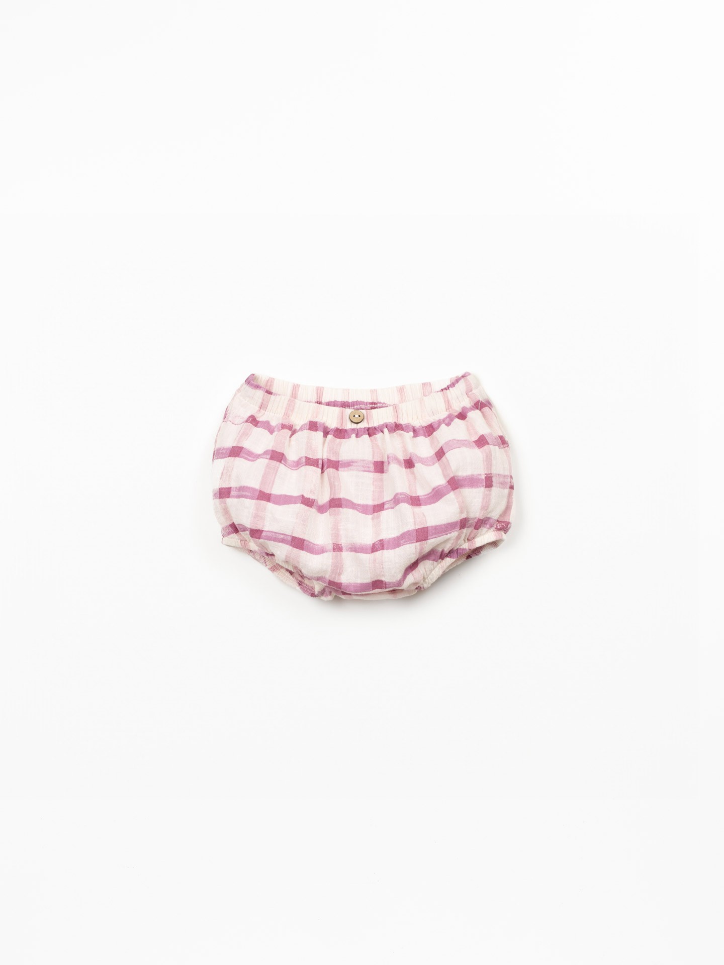 Pantaloncini in tessuto di cotone biologico con stampa