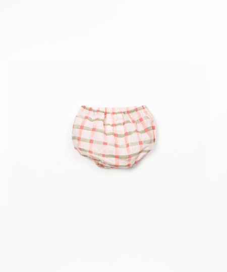 Pantaloncini in cotone biologico con fantasia