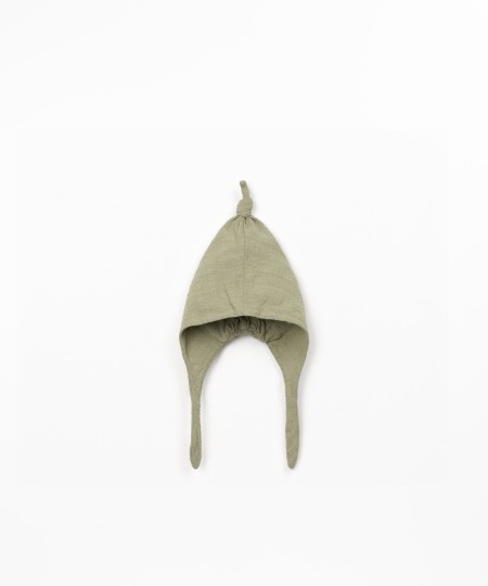 Knitted hat in organic cotton