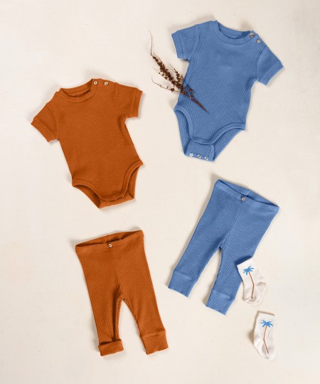 Body in jersey di cotone biologico