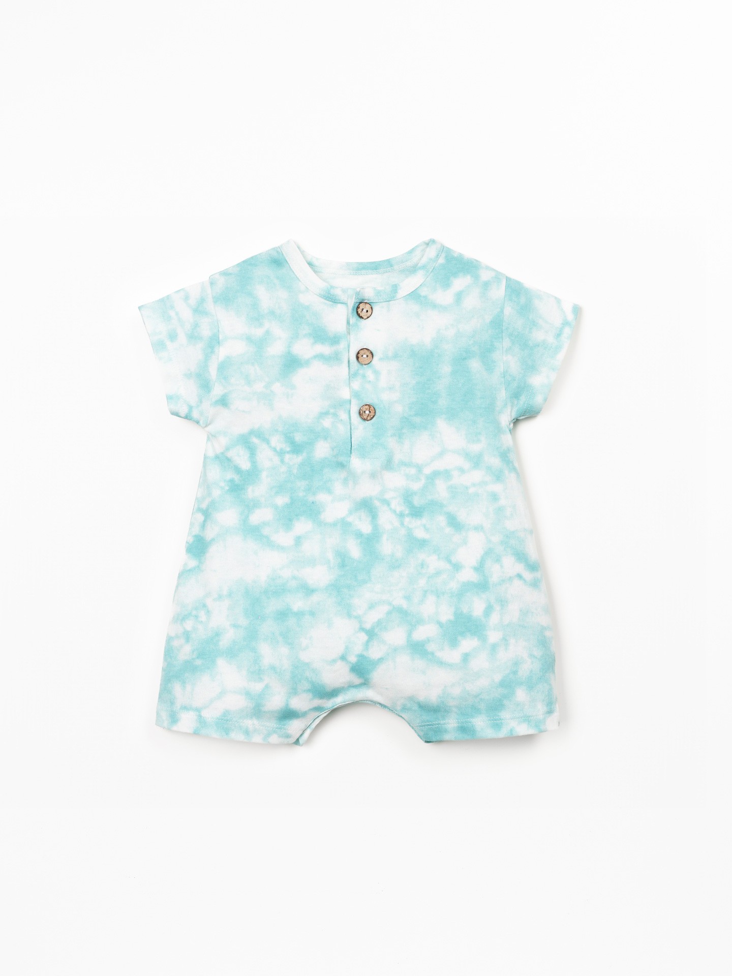 Jersey jumpsuit in a blend of natural and recycled fibers