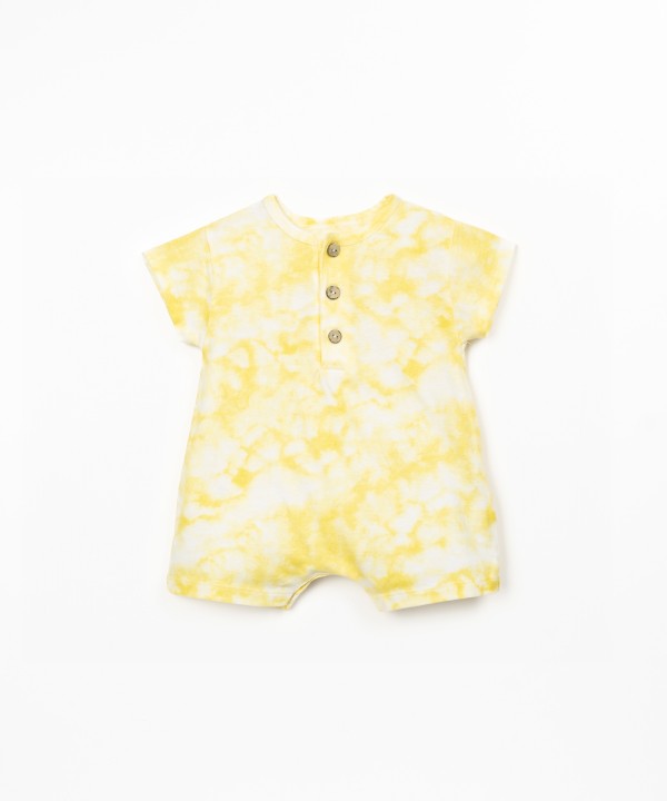 Jersey jumpsuit in a blend of natural and recycled fibers