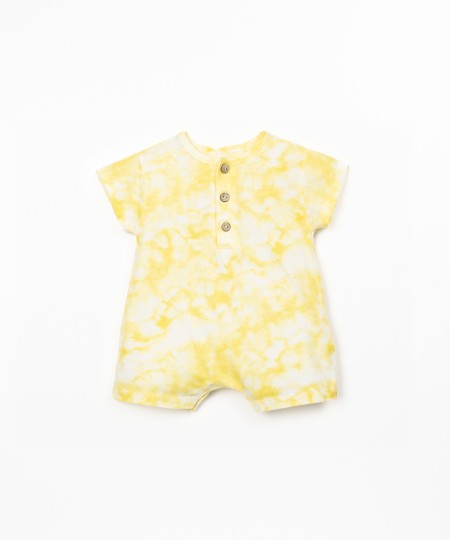 Jersey jumpsuit in a blend of natural and recycled fibers