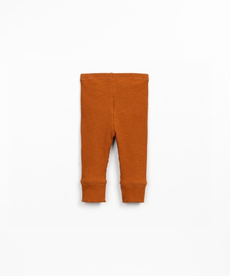 Leggings in jersey a costine