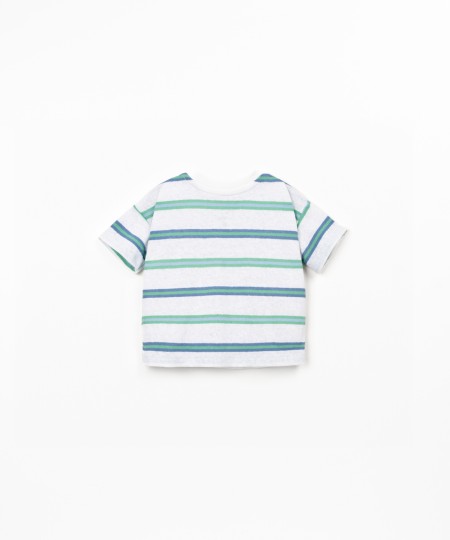T-shirt à motif rayé