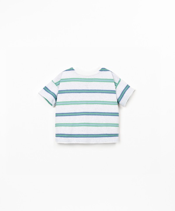 Striped pattern t-shirt