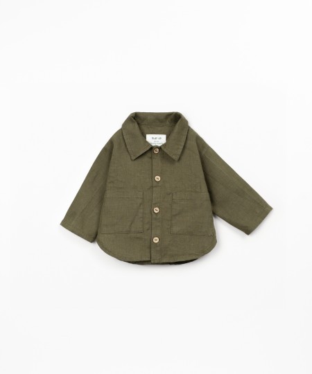 Chemise en tissu de lin