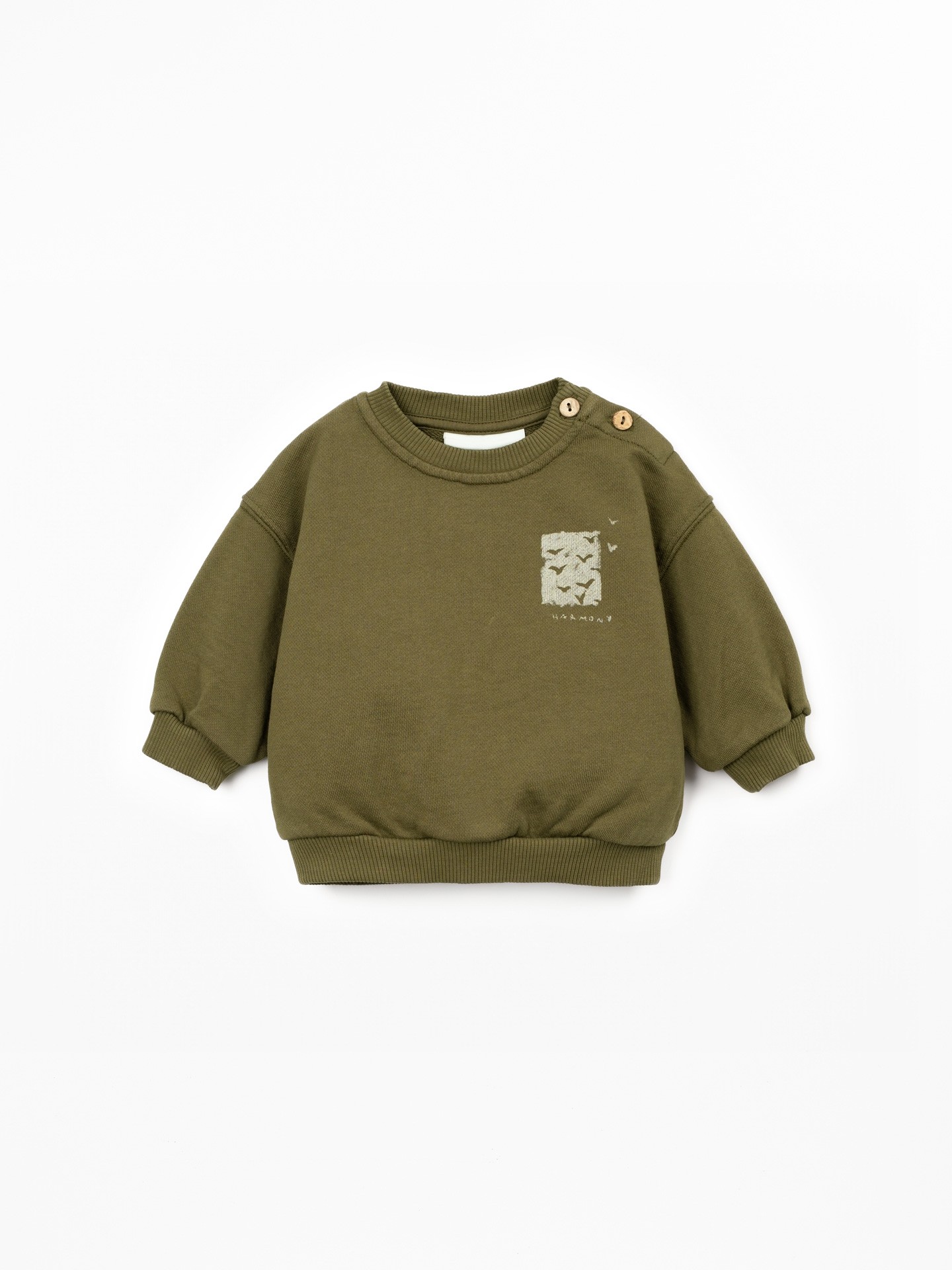 Organic cotton knit sweater