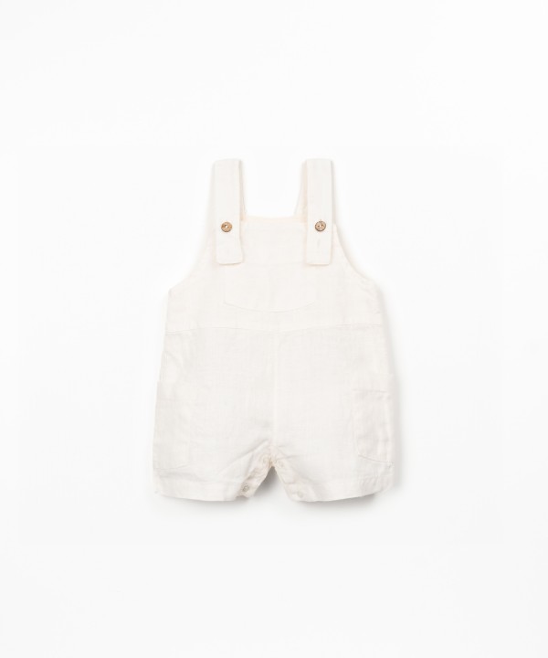 Linen fabric jumpsuit