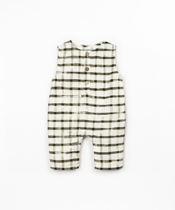 Jumpsuit in organic cotton fabric