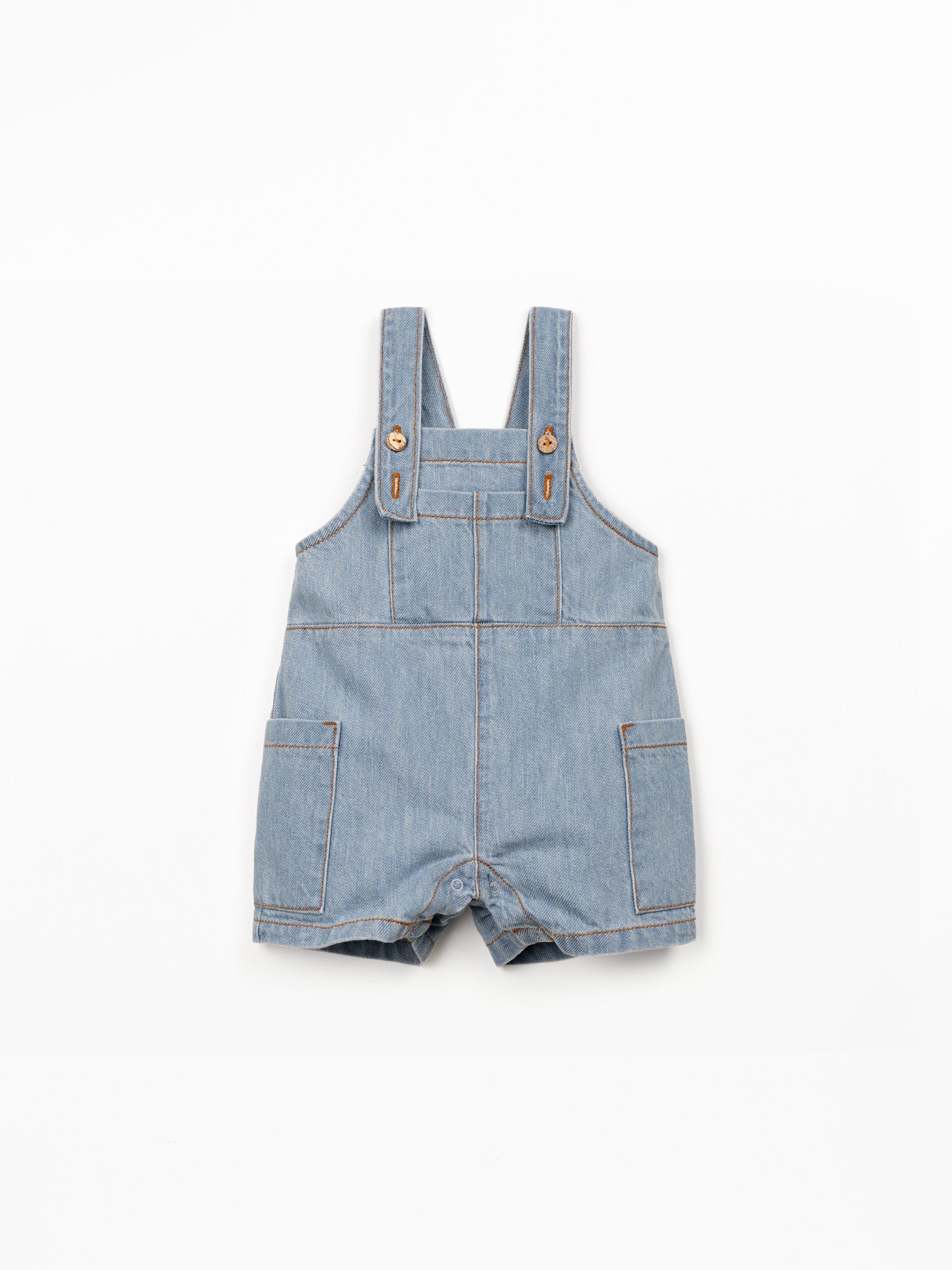Cotton denim jumpsuit