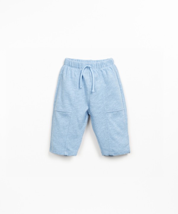 Organic cotton jersey trousers
