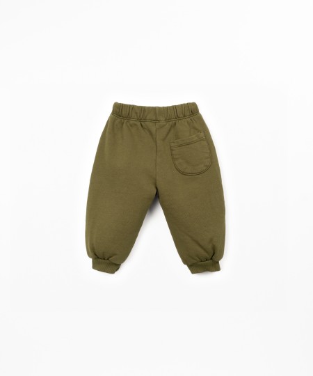 Pantalón de punto con dibujo