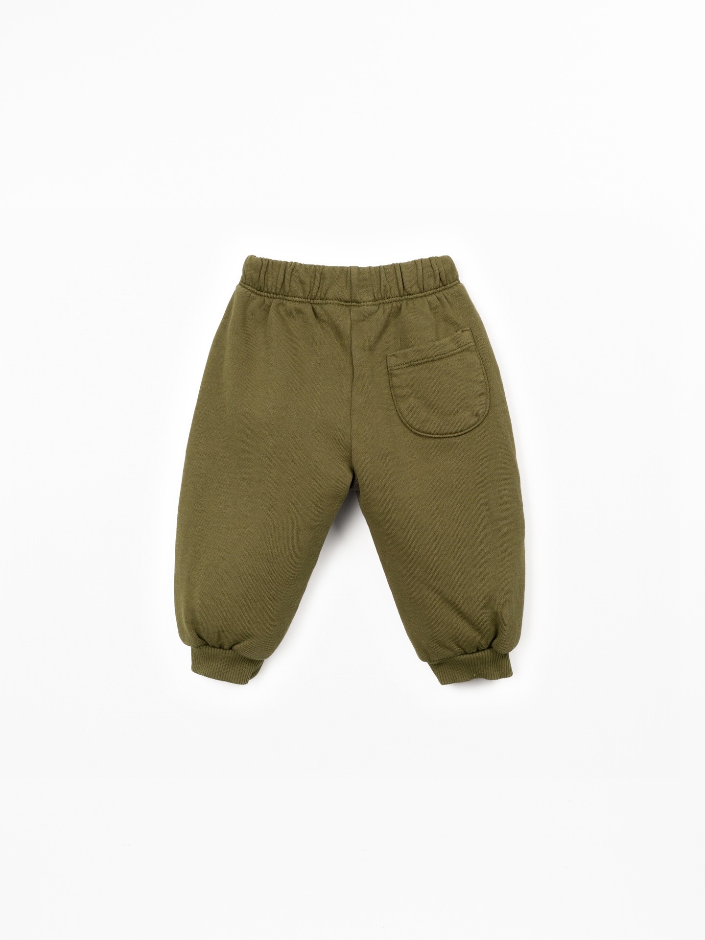 Jersey trousers with design