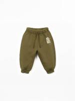 Jersey trousers with design