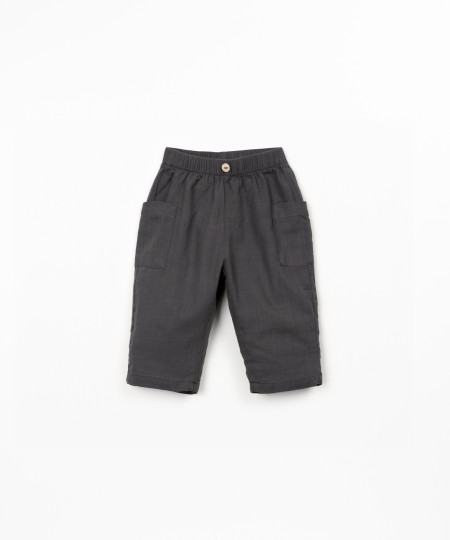 Organic cotton fabric trousers