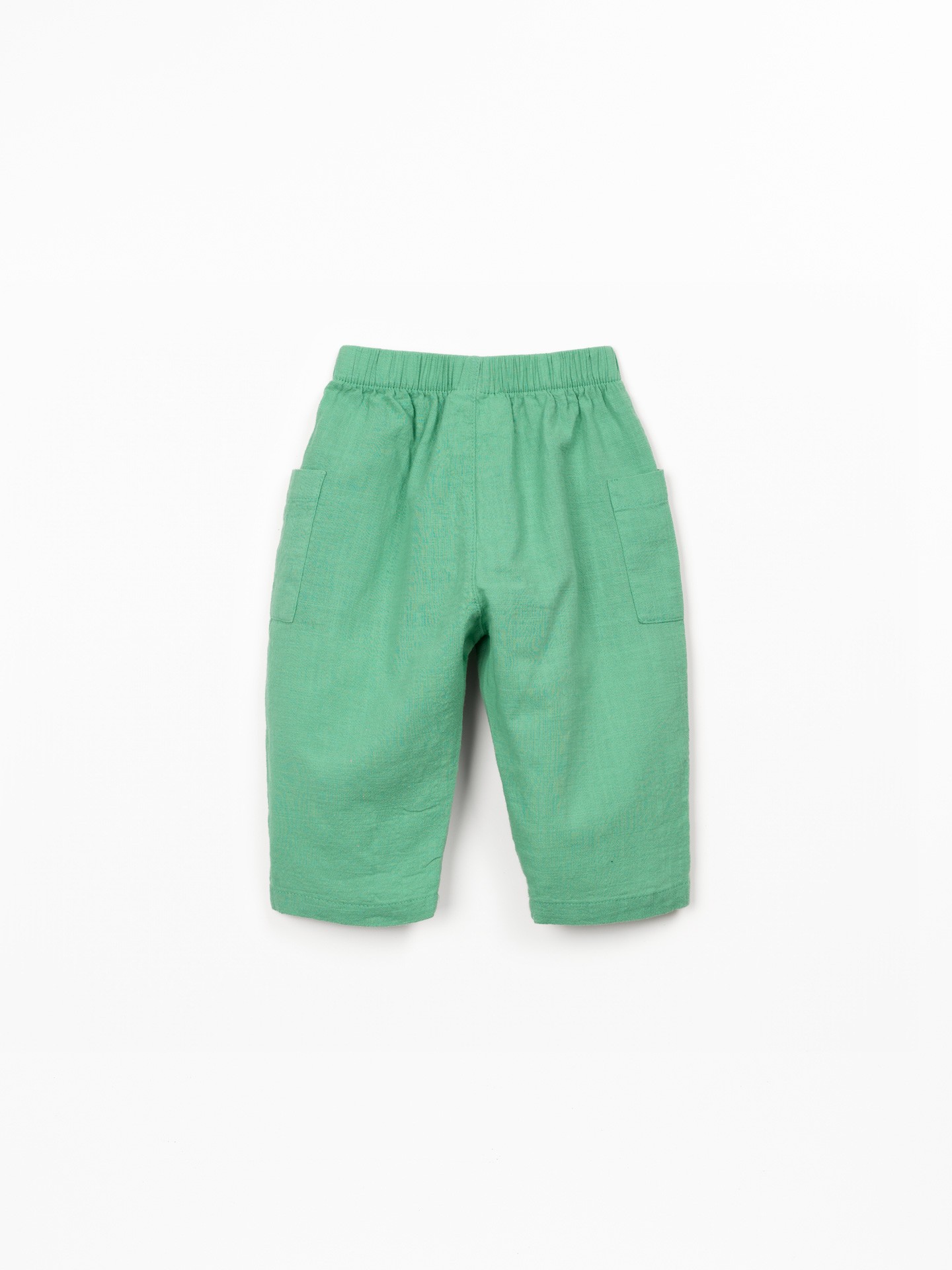 Organic cotton fabric trousers