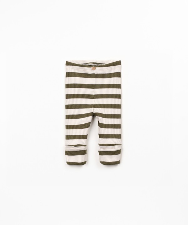 Leggings in cotton and modal blend