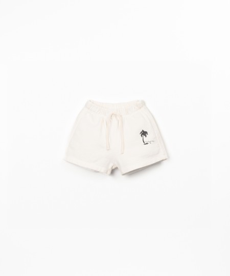 Jersey shorts with print