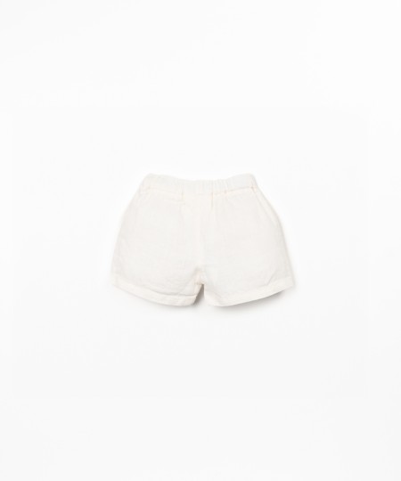 Pantaloncini in tessuto di lino