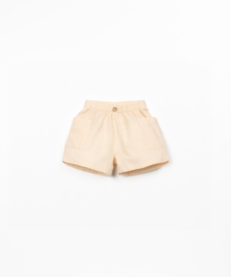 Fabric shorts in organic cotton
