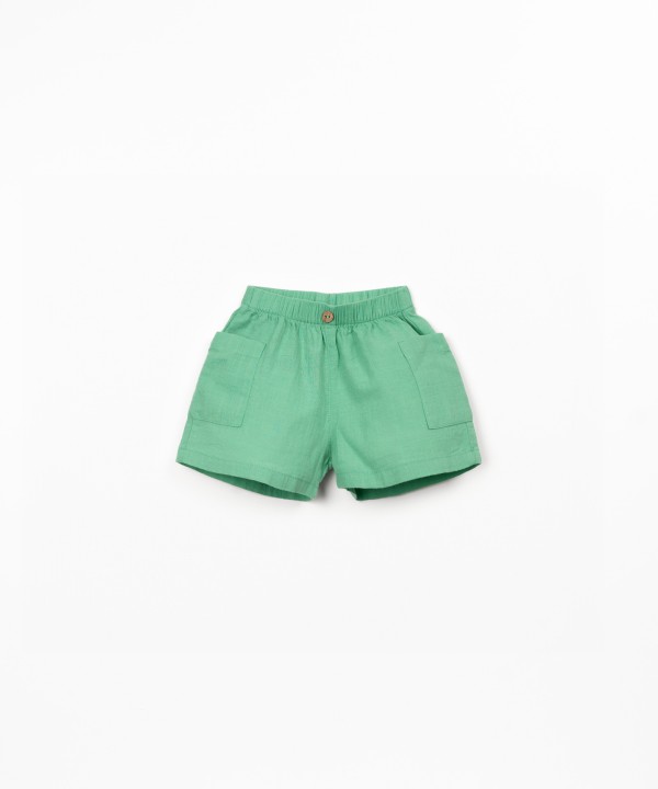 Organic cotton fabric shorts