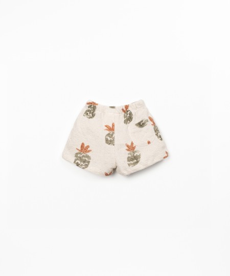 Jersey shorts with print
