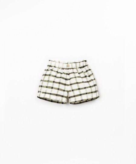 Checkered print shorts