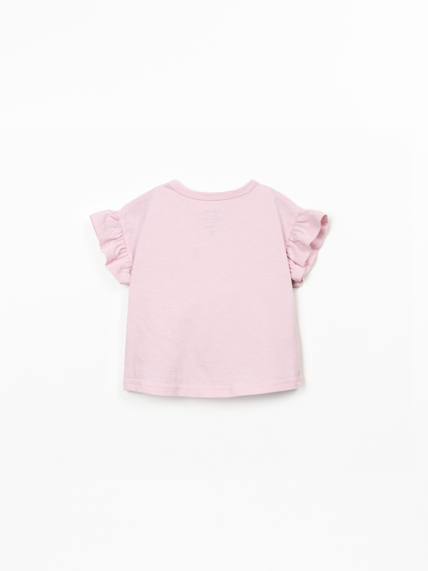 T-shirt en maille en coton biologique et recycl?