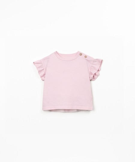 Jersey t-shirt in organic and recycled cotton