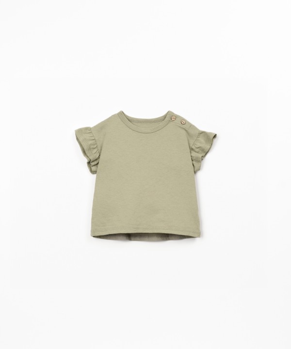 Organic and recycled cotton jersey T-shirt