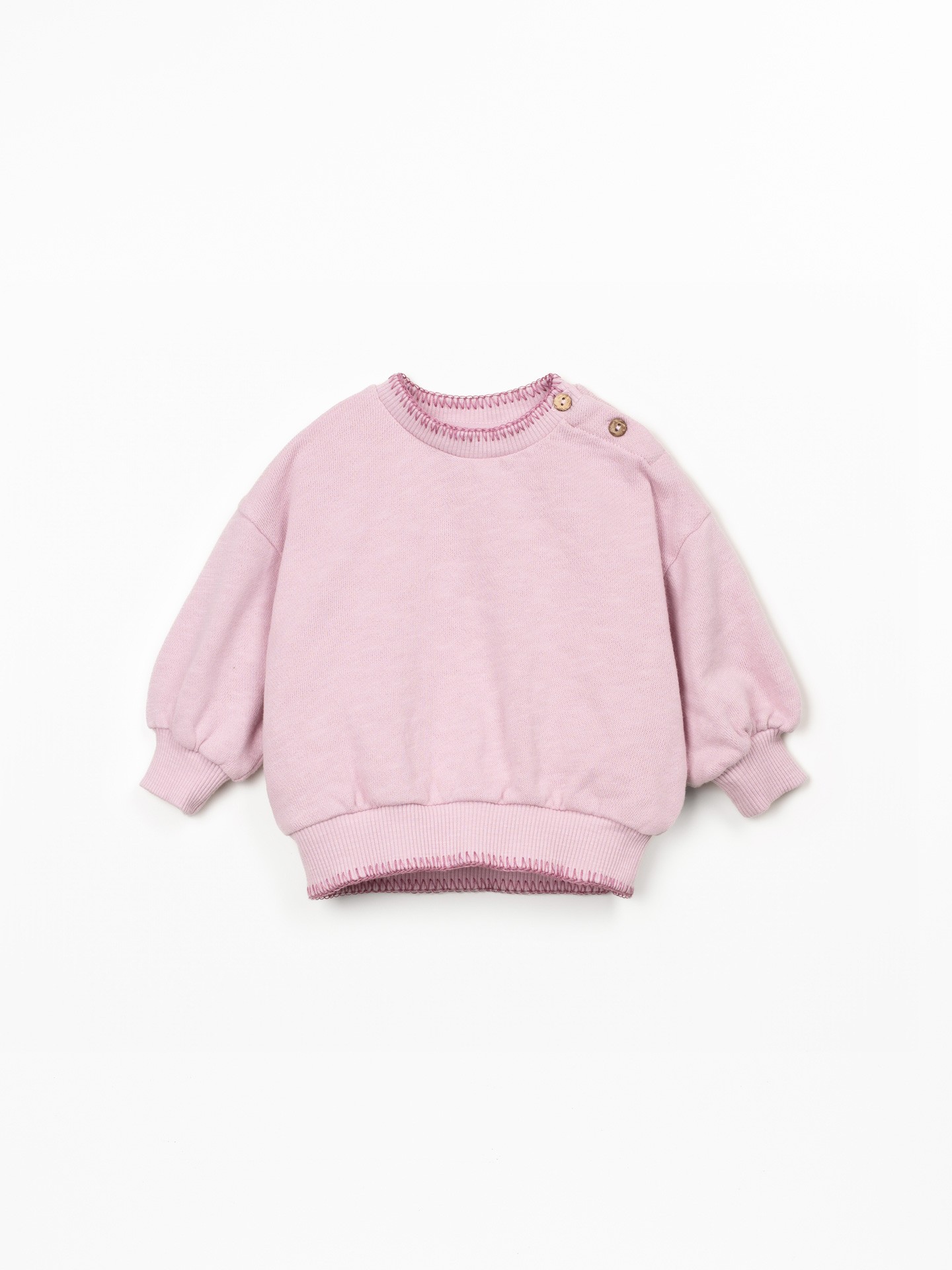 Sweater in blend of natural fibers