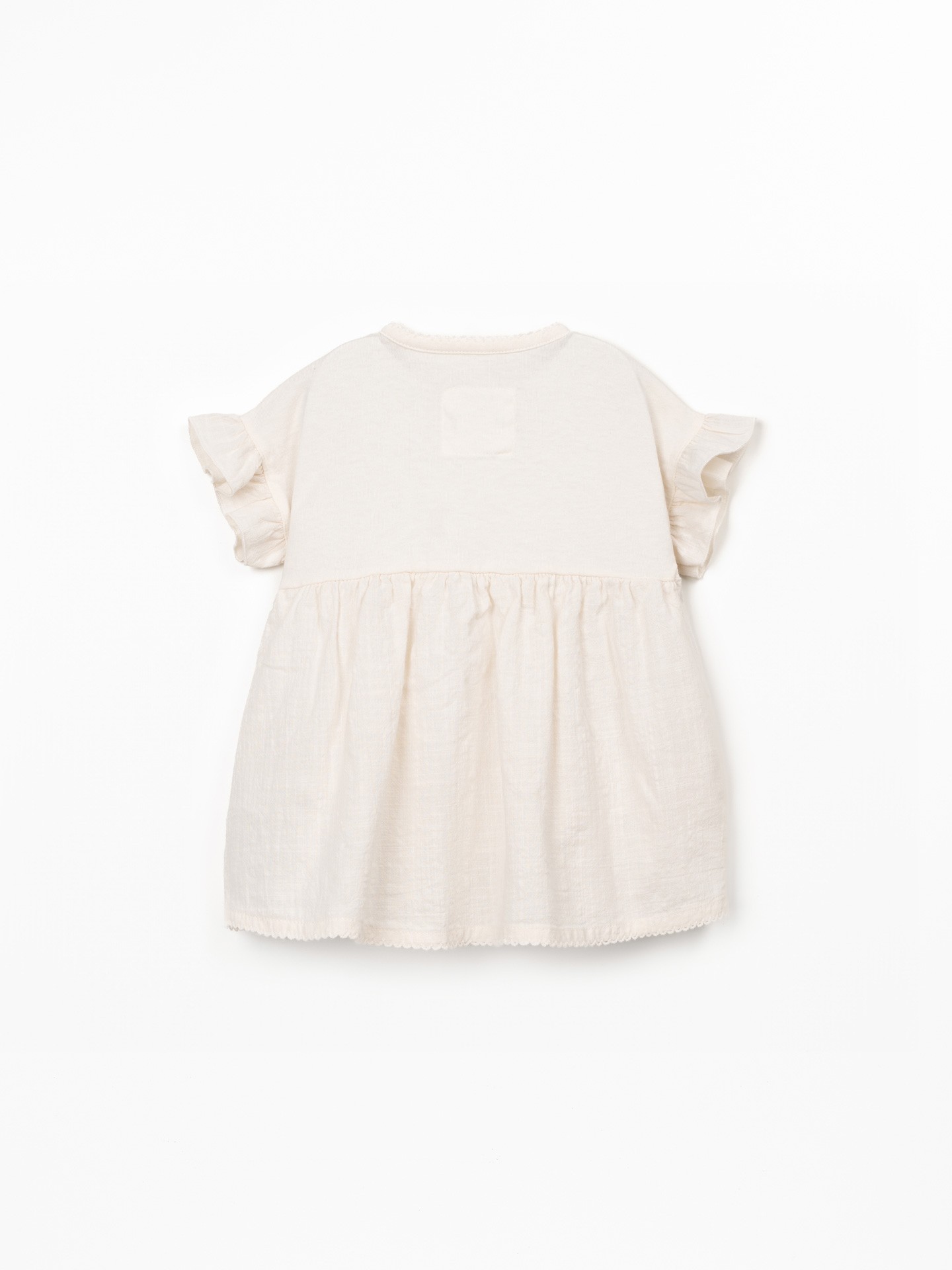 Robe en coton biologique et coton recyclé mélangés