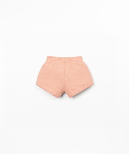 Pantaloncini con cintura elastica e fiocco decorativo