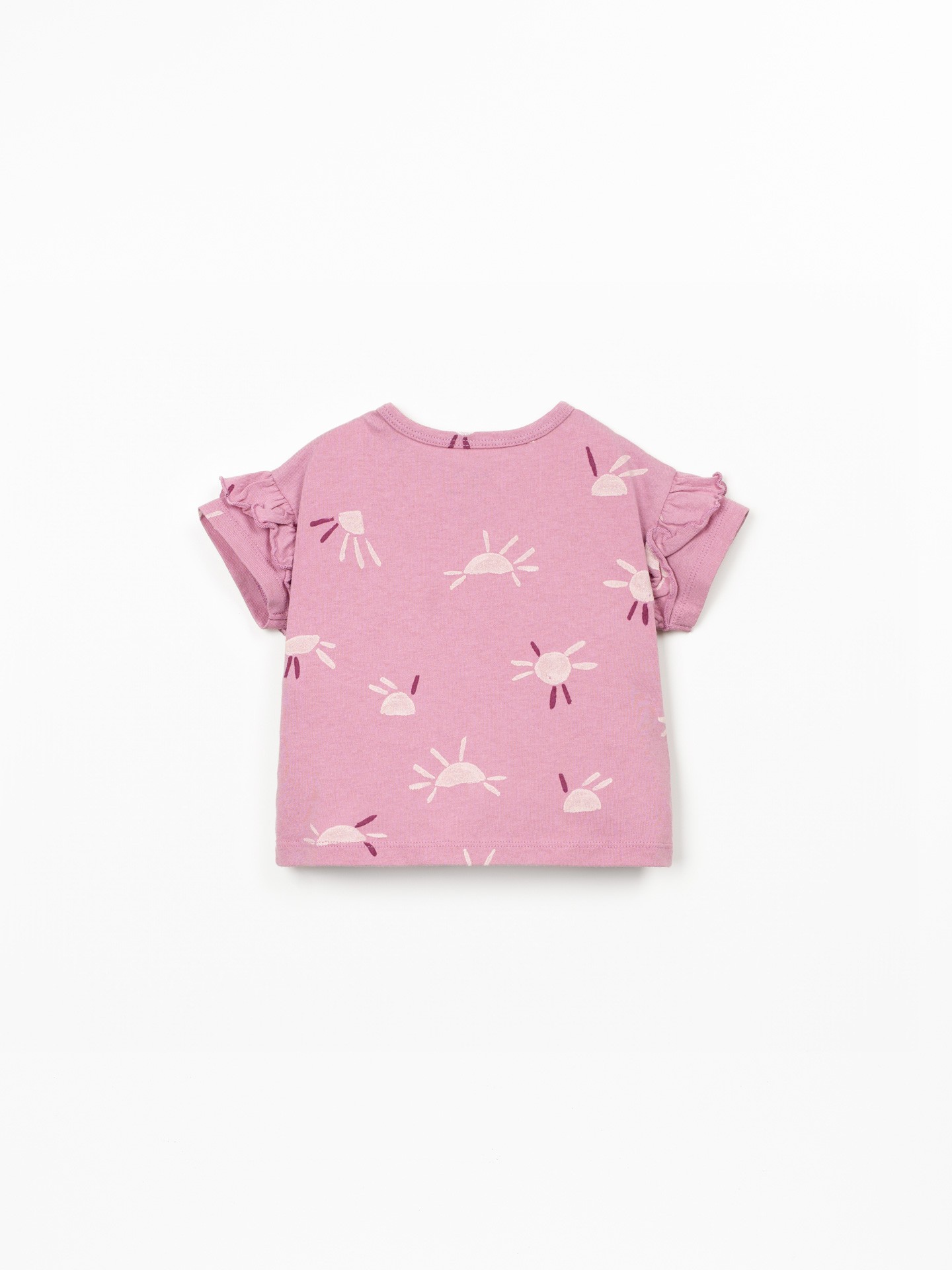 Anti-UV t-shirt in a mix of recycled and natural fibers