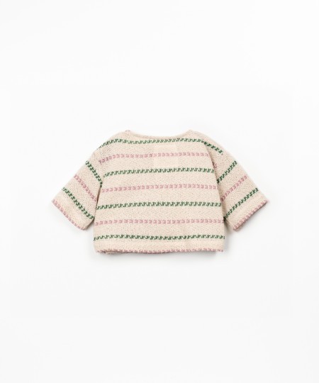 Jersey en mezcla de algodón y algodón reciclado