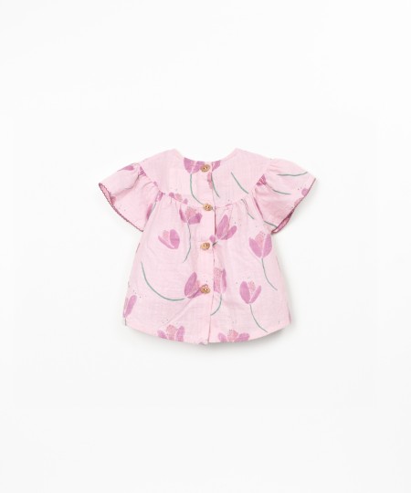 Tunic with tulip print