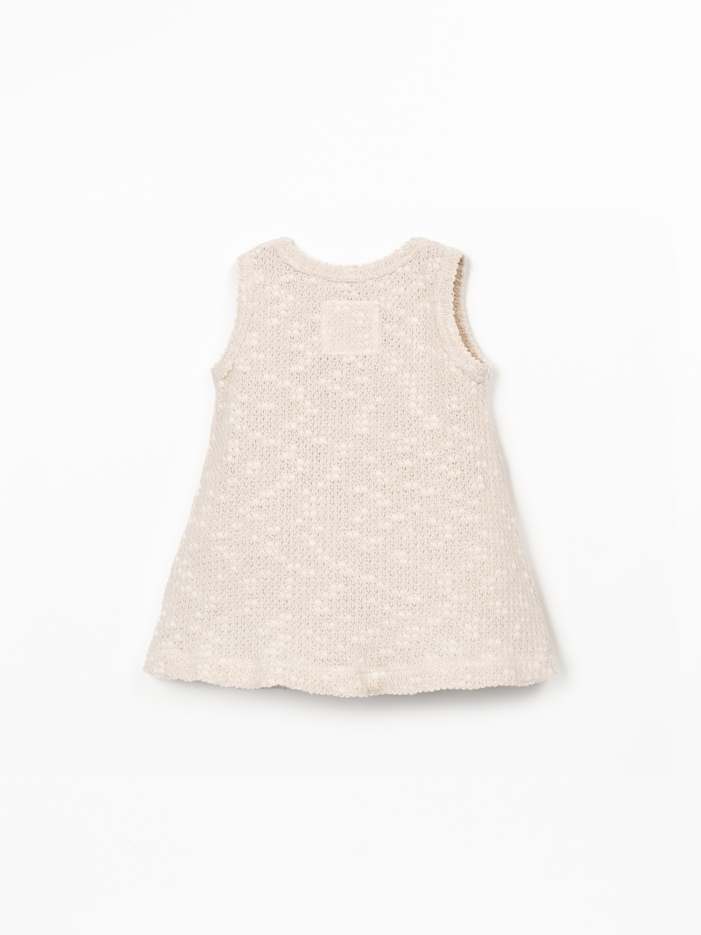 Knit-effect jersey dress