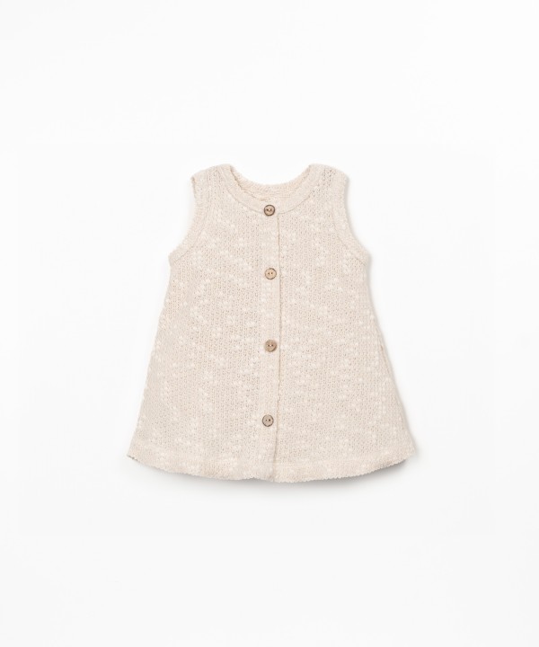 Knit-effect jersey dress