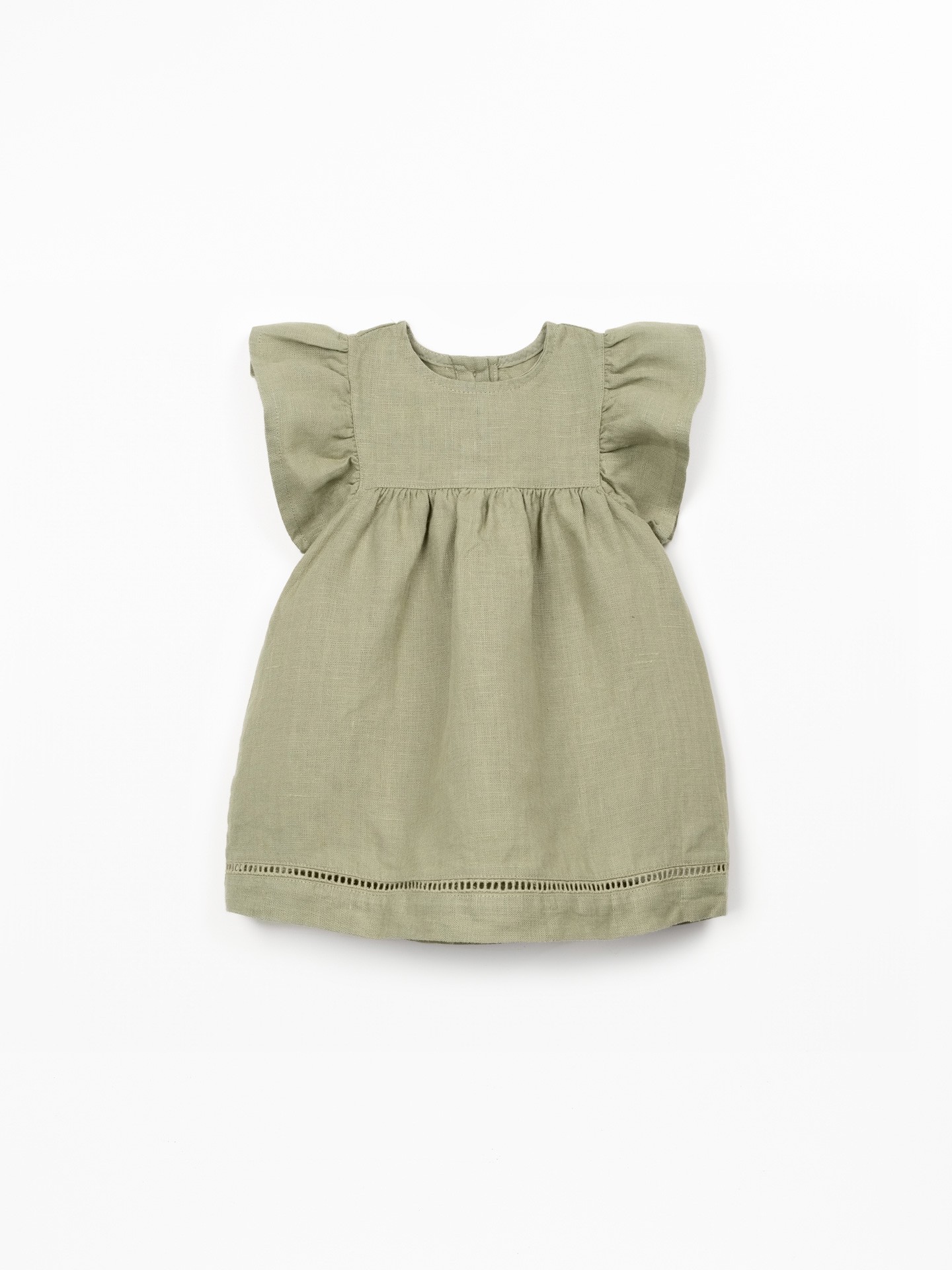 Robe en tissu de lin