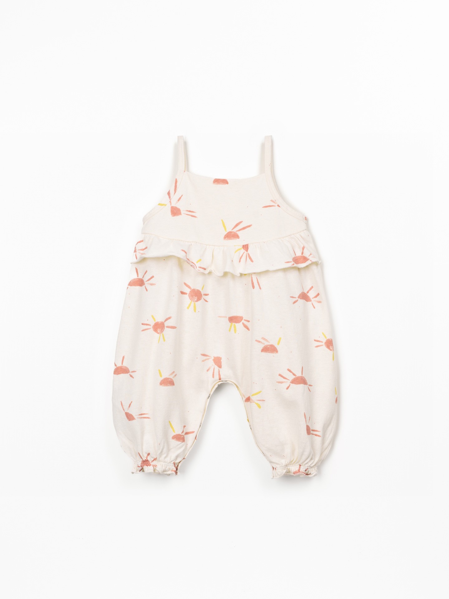 Jersey jumpsuit with print