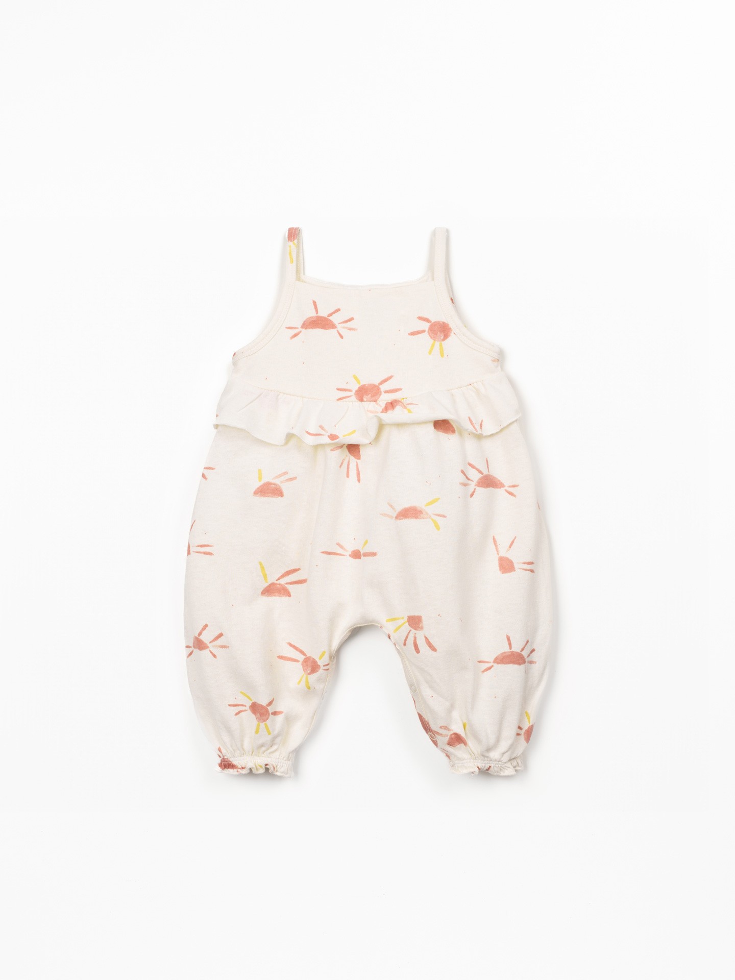 Jersey jumpsuit with print